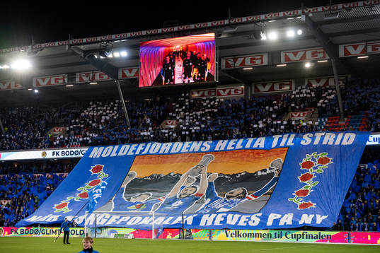 Banners in the stands