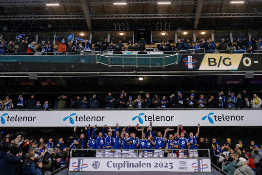 Players of Molde celebrate