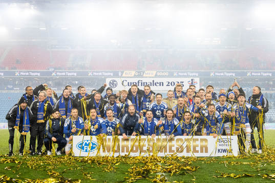 Players of Molde celebrate