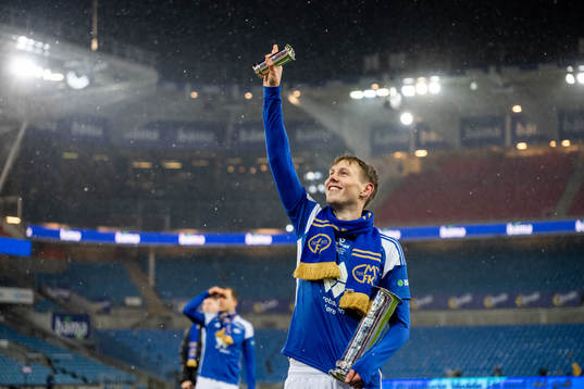 Anders Hagelskjær of Molde celebrates