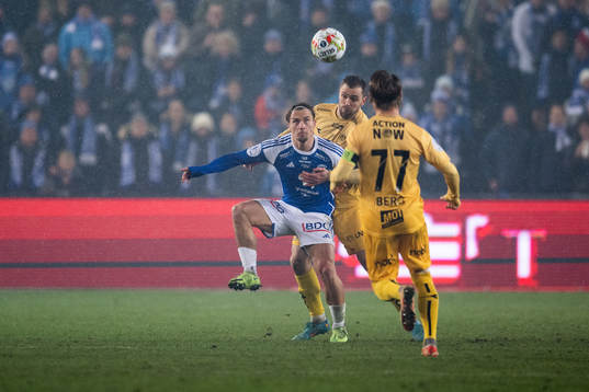 Fredrik Gulbrandsen of Molde and Brede Moe of Bodø/Glimt