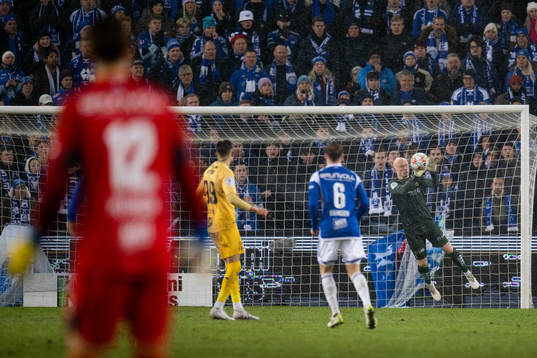 Goalkeeper Julian Faye Lund of Bodø/Glimt