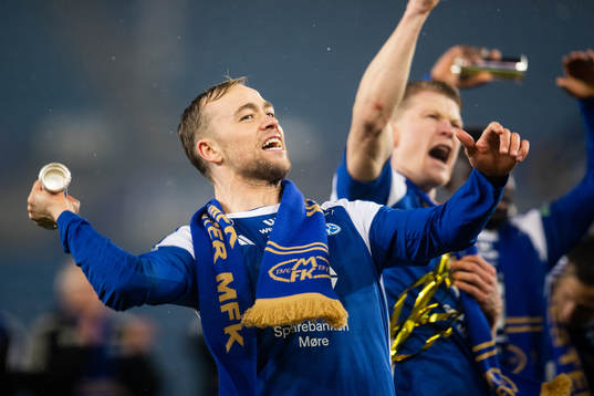 Martin Ellingsen of Molde celebrates