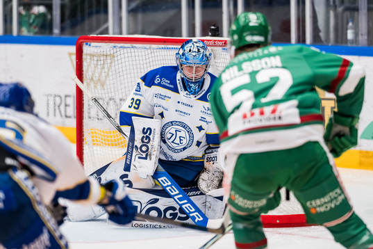 Leksands målvakt Filip Larsson