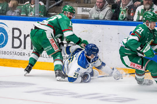 Rögles Brady Ferguson och Leksands Patrik Noren