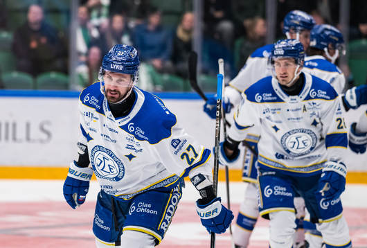 Leksands Marek Hrivik jublar