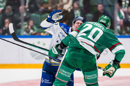 Leksands Patrik Zackrisson och Rögles Lian Bichsel
