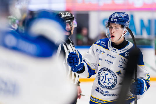 Leksands Lukas Vejdemo jublar