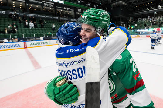 Leksands Patrik Zackrisson och Rögles Lian Bichsel