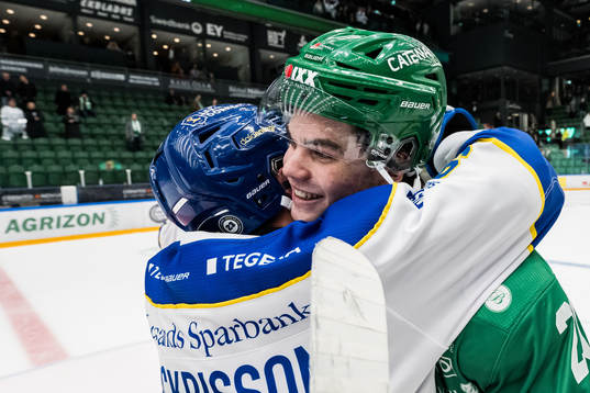 Leksands Patrik Zackrisson och Rögles Lian Bichsel
