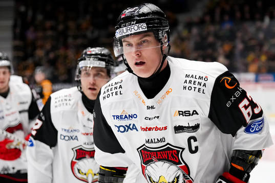 Malmö Redhawks Fredrik Händemark jublar