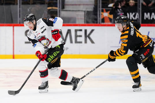 Malmö Redhawks Johan Olofsson och Skellefteås Elias