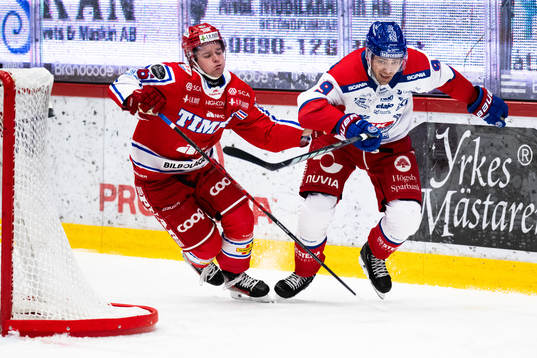 Timrås Noel Edfeldt och Oskarshamns Ahti Oksanen