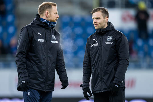 Dan Peter Ulvestad of Kristiansund and Sander Håskjold