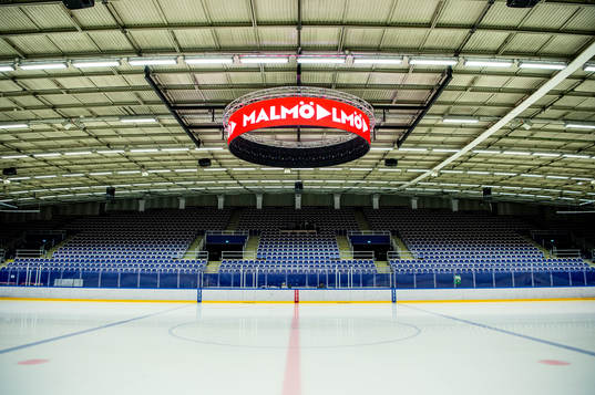 Malmö isstadion innan ishockeymatchen i NDHL mellan Malmö