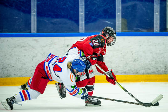 Malmö Redhawks Silke Glud mot Hvidovres Julie Røder