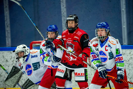 Malmö Redhawks Siobhan Birch mot Hvidovres Klara Holm