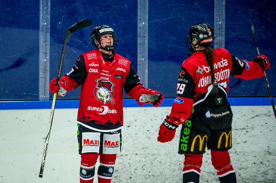 Malmö Redhawks Silke Glud jublar