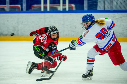 Hvidovres Julie Funch Östergaard mot Malmö Redhawks Saga