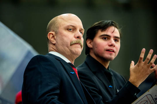 Malmö Redhawks tränare Henrik Palm och assisterande