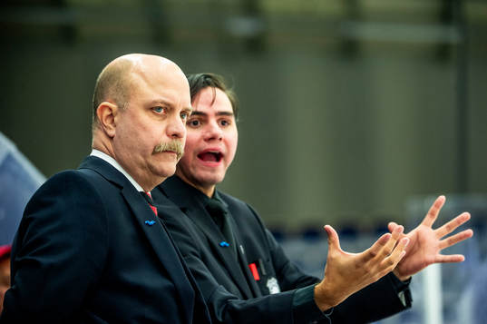 Malmö Redhawks tränare Henrik Palm och assisterande