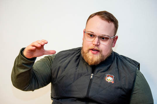 Malmö Redhawks damers sportchef Calle Wendt innan