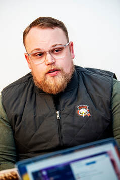 Malmö Redhawks damers sportchef Calle Wendt innan