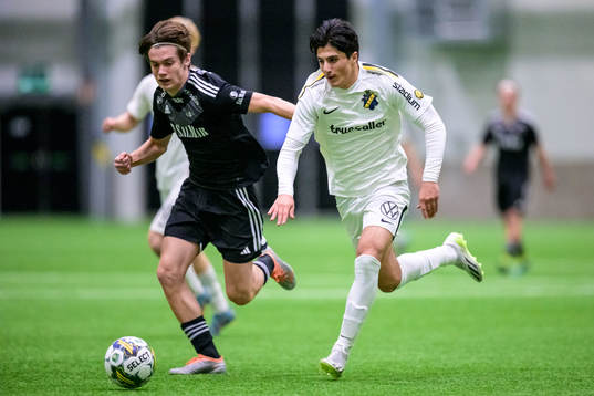 Rosenborgs Eirik Myrvågnes och AIKs Kawa Sulaiman