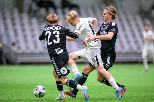 AIKs Andreas Redkin och Rosenborgs Sander Sommerseth