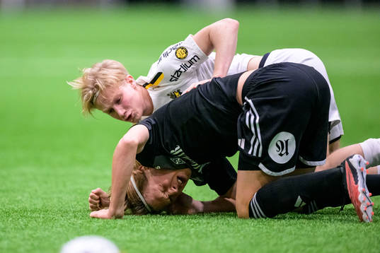 AIKs Andreas Redkin och Rosenborgs Sander Sommerseth
