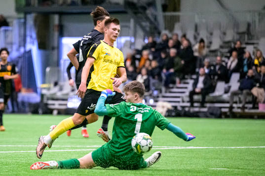 Mjällbys Viggo Sigfredsson och Nordsjällands Victor Øberg