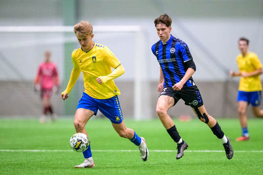 Bröndbys Philip Søndergaard och Odenses Lasse Andersen