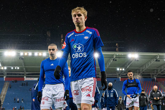 Mohamed Ofkir and Elias Hagen of Vålerenga looks dejected