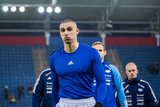 Mohamed Ofkir of Vålerenga looks dejected