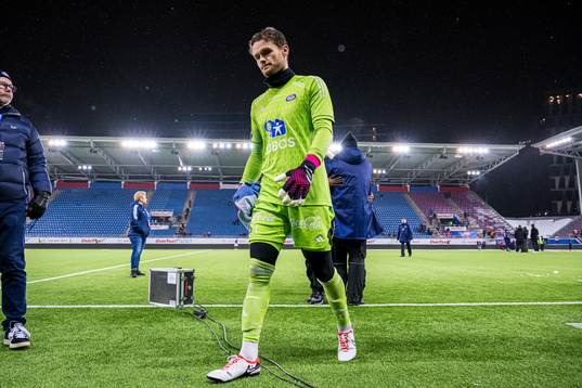 Jacob Storevik of Vålerenga looks dejected