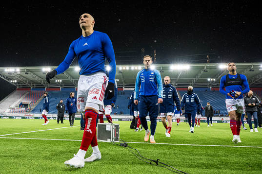 Mohamed Ofkir of Vålerenga looks dejected