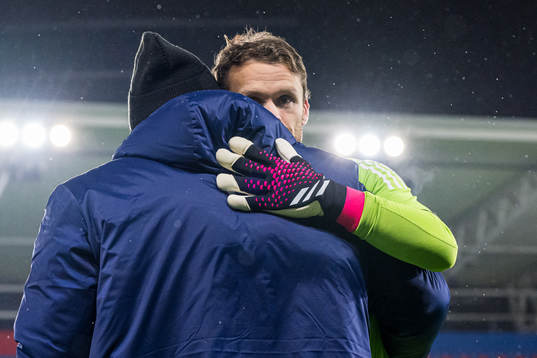 Jacob Storevik of Vålerenga looks dejected