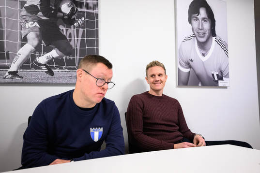 Christoffer Karlsson, planskötare på Eleda Stadion