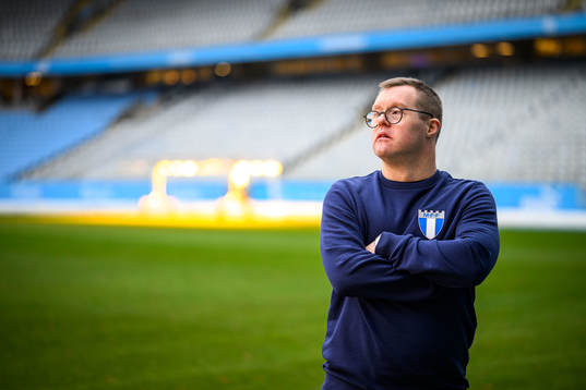 Christoffer Karlsson, planskötare på Eleda Stadion