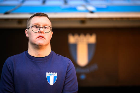 Christoffer Karlsson, planskötare på Eleda Stadion