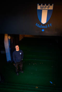 Christoffer Karlsson, planskötare på Eleda Stadion