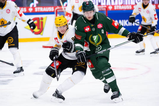 Rickard Hugg och of Skellefteå and Victor Ejdsell of