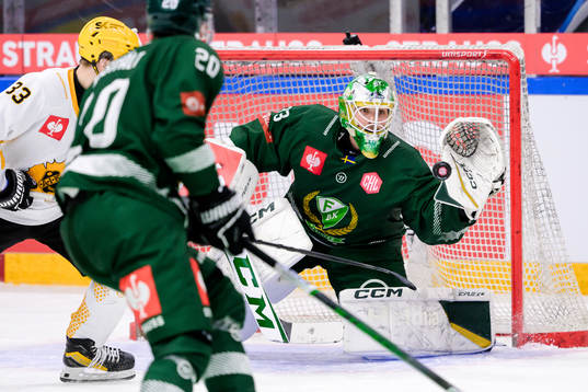 goaltender Maxime Lagacé of Färjestad