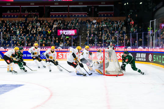 goaltender Linus Söderström of Skellefteå and Joakim