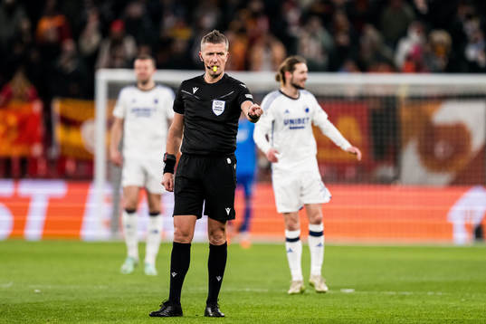 Referee Daniele Orsato