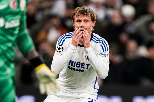 Peter Ankersen of FC Copenhagen looks dejected