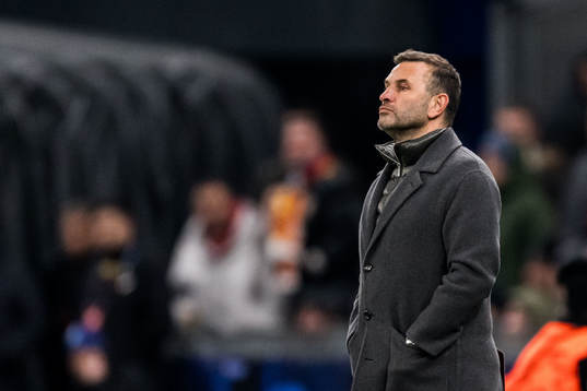 Head coach Okan Buruk  of Galatasaray