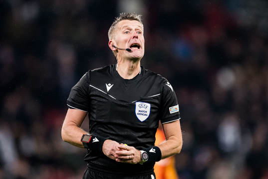Referee Daniele Orsato