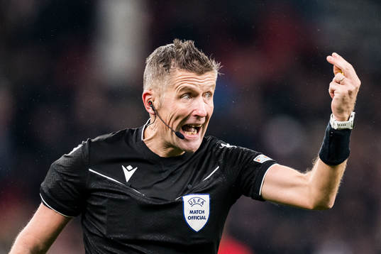 Referee Daniele Orsato