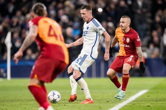 Lukas Lerager of FC Copenhagen scores 1-0